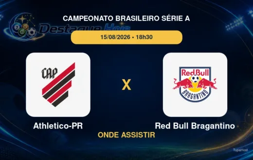 Athletico-PR x Red Bull Bragantino onde assistir