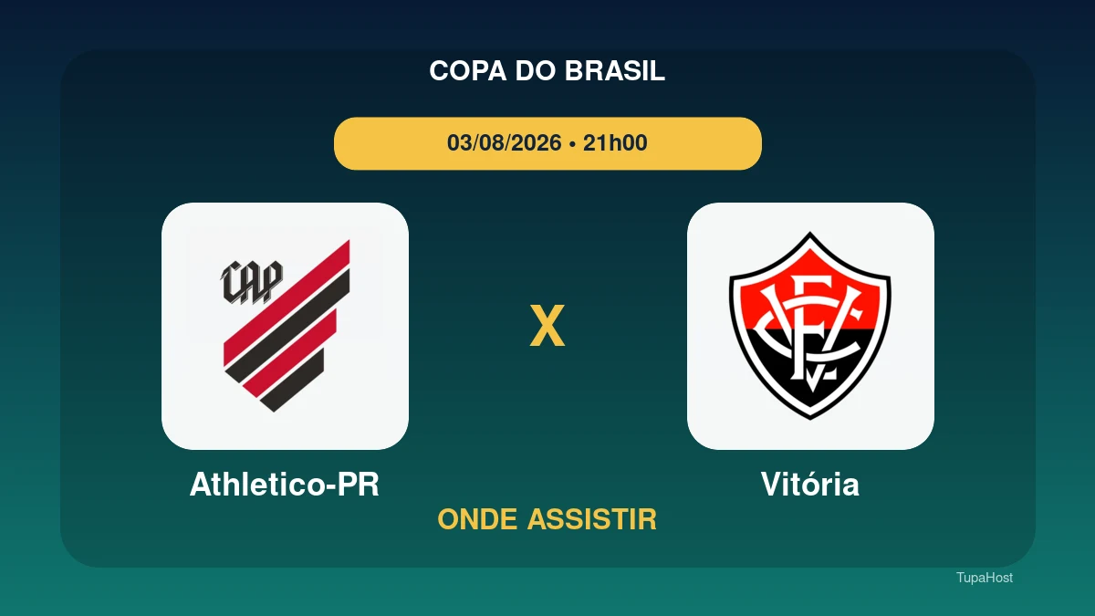 Athletico-PR x Vitória onde assistir
