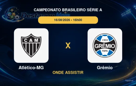 Atlético-MG x Grêmio onde assistir