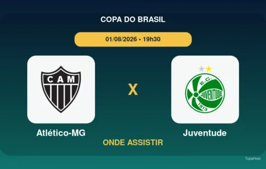 Atlético-MG x Juventude onde assistir
