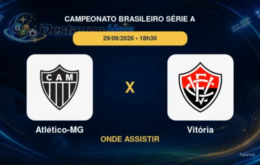 Atlético-MG x Vitória onde assistir