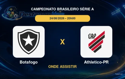 Botafogo x Athletico-PR onde assistir