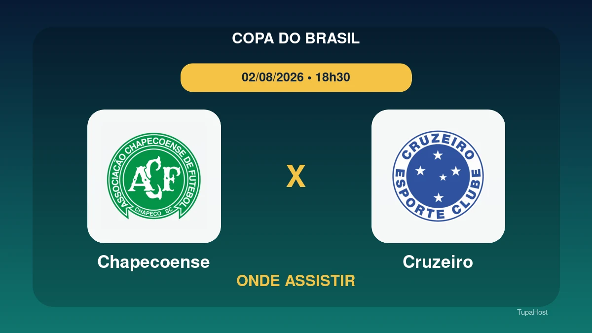 Chapecoense x Cruzeiro onde assistir
