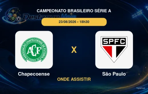 Chapecoense x São Paulo onde assistir
