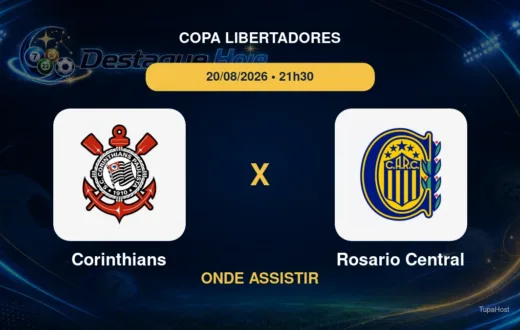 Corinthians x Rosario Central onde assistir