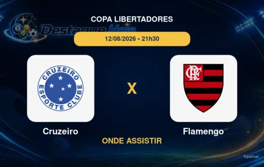 Cruzeiro x Flamengo onde assistir