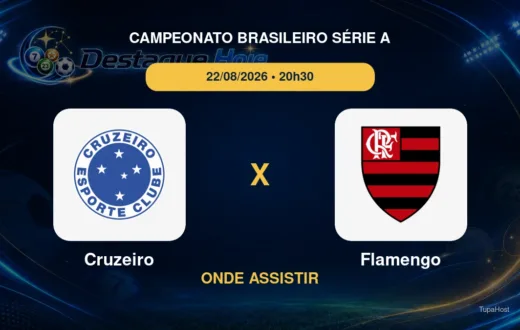 Cruzeiro x Flamengo onde assistir