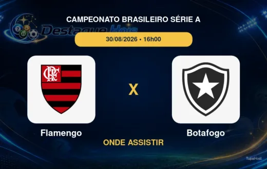 Flamengo x Botafogo onde assistir