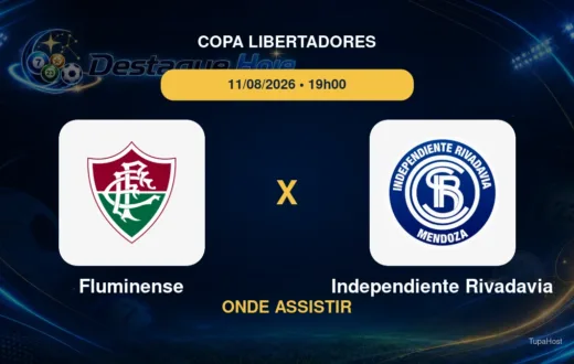 Fluminense x Independiente Rivadavia onde assistir