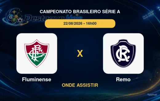 Fluminense x Remo onde assistir
