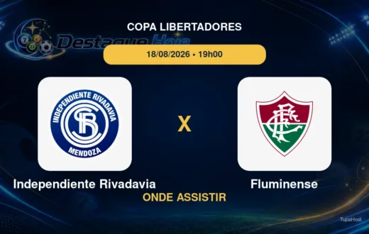Independiente Rivadavia x Fluminense onde assistir