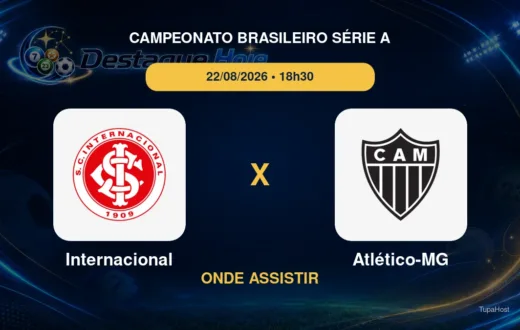 Internacional x Atlético-MG onde assistir