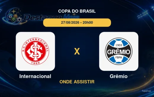 Internacional x Grêmio onde assistir