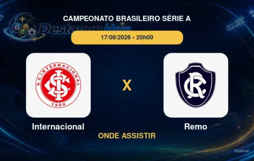 Internacional x Remo onde assistir
