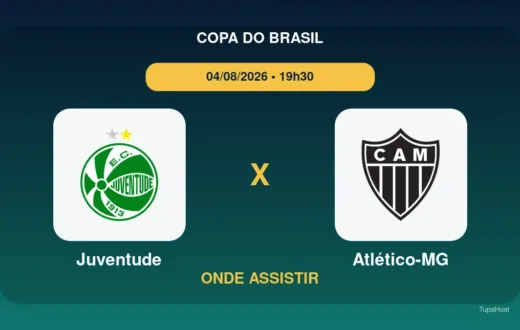 Juventude x Atlético-MG onde assistir
