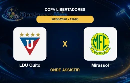 LDU Quito x Mirassol onde assistir