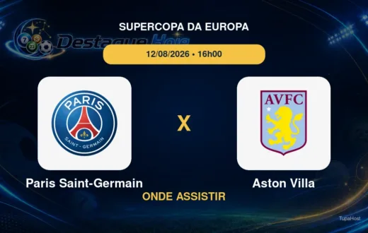 Paris Saint-Germain x Aston Villa onde assistir