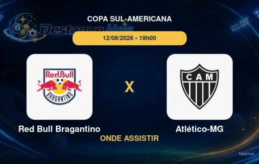 Red Bull Bragantino x Atlético-MG onde assistir