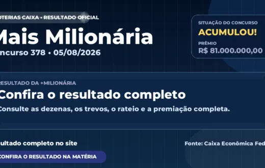 Resultado da Mais Milionária de hoje, concurso 378