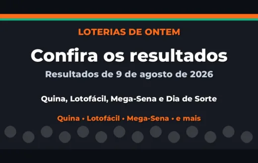 Confira o Resultado da Quina, Lotofácil de ontem e outras loterias