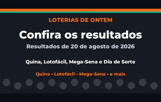 Confira o Resultado da Quina, Lotofácil de ontem e outras loterias