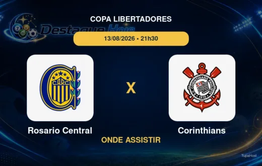 Rosario Central x Corinthians onde assistir
