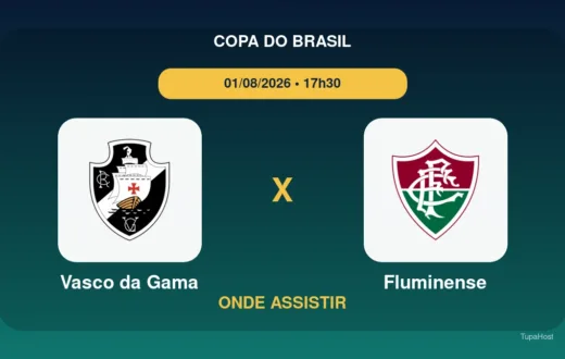 Vasco da Gama x Fluminense onde assistir