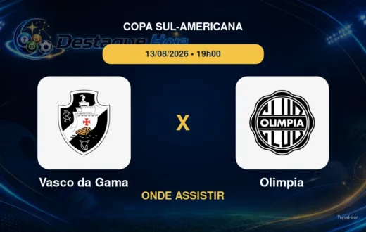 Vasco da Gama x Olimpia onde assistir