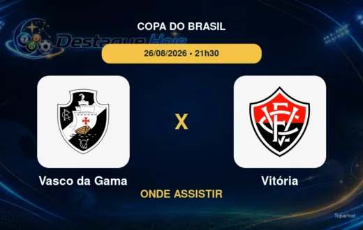 Vasco da Gama x Vitória onde assistir