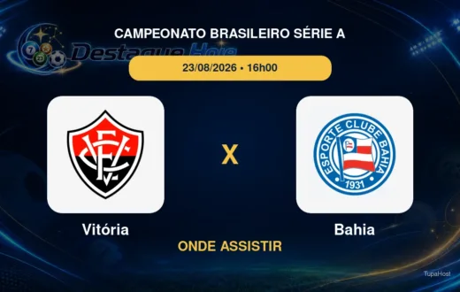 Vitória x Bahia onde assistir