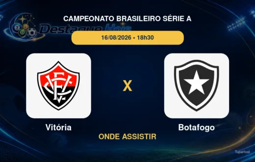 Vitória x Botafogo onde assistir