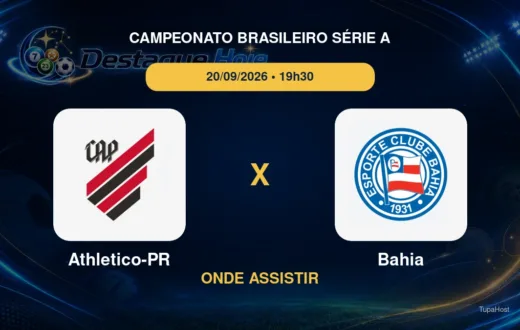 Athletico-PR x Bahia onde assistir