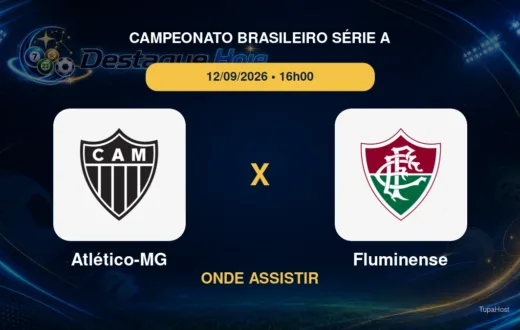 Atlético-MG x Fluminense onde assistir