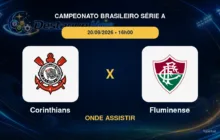 Corinthians x Fluminense onde assistir