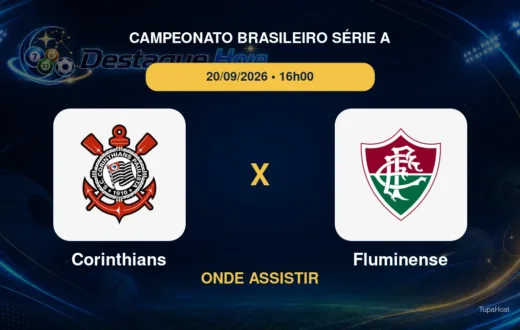 Corinthians x Fluminense onde assistir