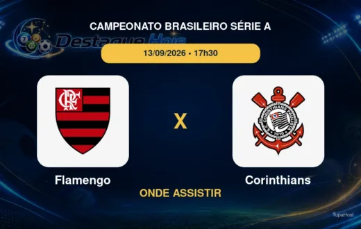 Flamengo x Corinthians onde assistir