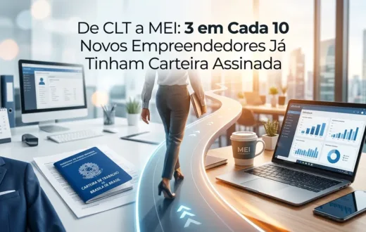De CLT a MEI: 3 em Cada 10 Novos Empreendedores Já Tinham Carteira Assinada