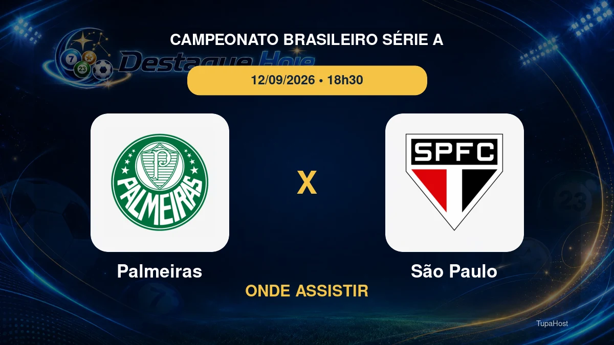 Palmeiras x São Paulo onde assistir