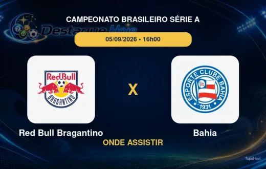 Red Bull Bragantino x Bahia onde assistir
