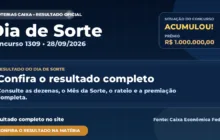 Resultado da Dia de Sorte de hoje, concurso 1309
