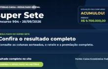 Resultado da Super Sete de hoje, concurso 904