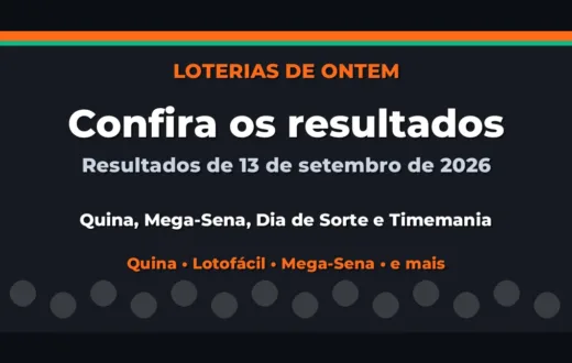 Confira o Resultado da Quina, Mega-Sena de ontem e outras loterias