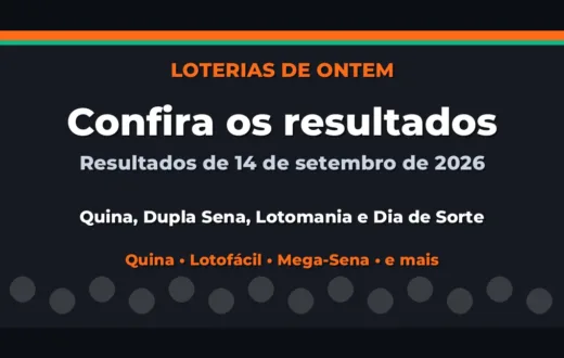 Confira o Resultado da Quina, Dupla Sena de ontem e outras loterias