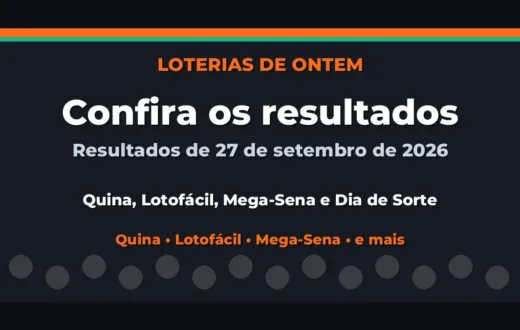 Confira o Resultado da Quina, Lotofácil de ontem e outras loterias