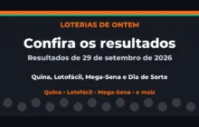 Confira o Resultado da Quina, Lotofácil de ontem e outras loterias
