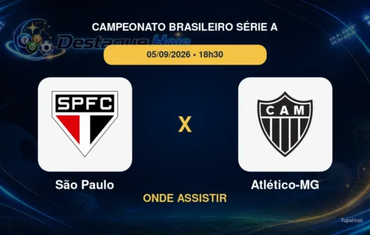 São Paulo x Atlético-MG onde assistir