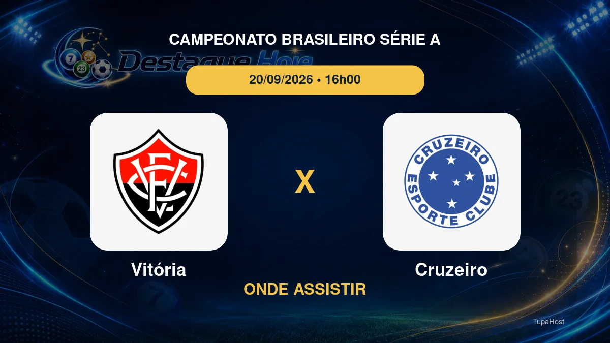 Vitória x Cruzeiro onde assistir