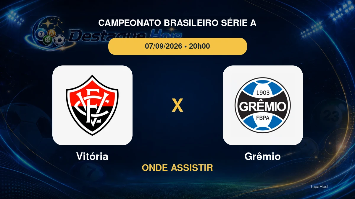 Vitória x Grêmio onde assistir