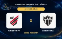 Athletico-PR x Atlético-MG onde assistir