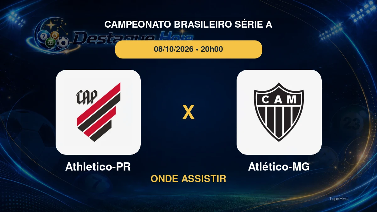 Athletico-PR x Atlético-MG onde assistir